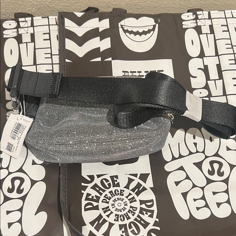 Silver everywhere belt bag 1L Glitter - Picture 2 of 2